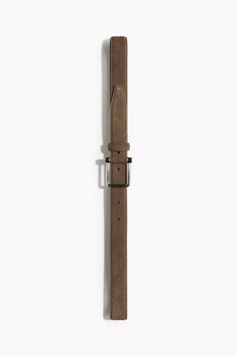 Leather belt