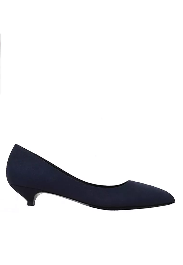 Discount on Twenty Eight Shoes  shoes - SKU: 3CM Pointed Suede Kitten Heel Pumps HZL0063