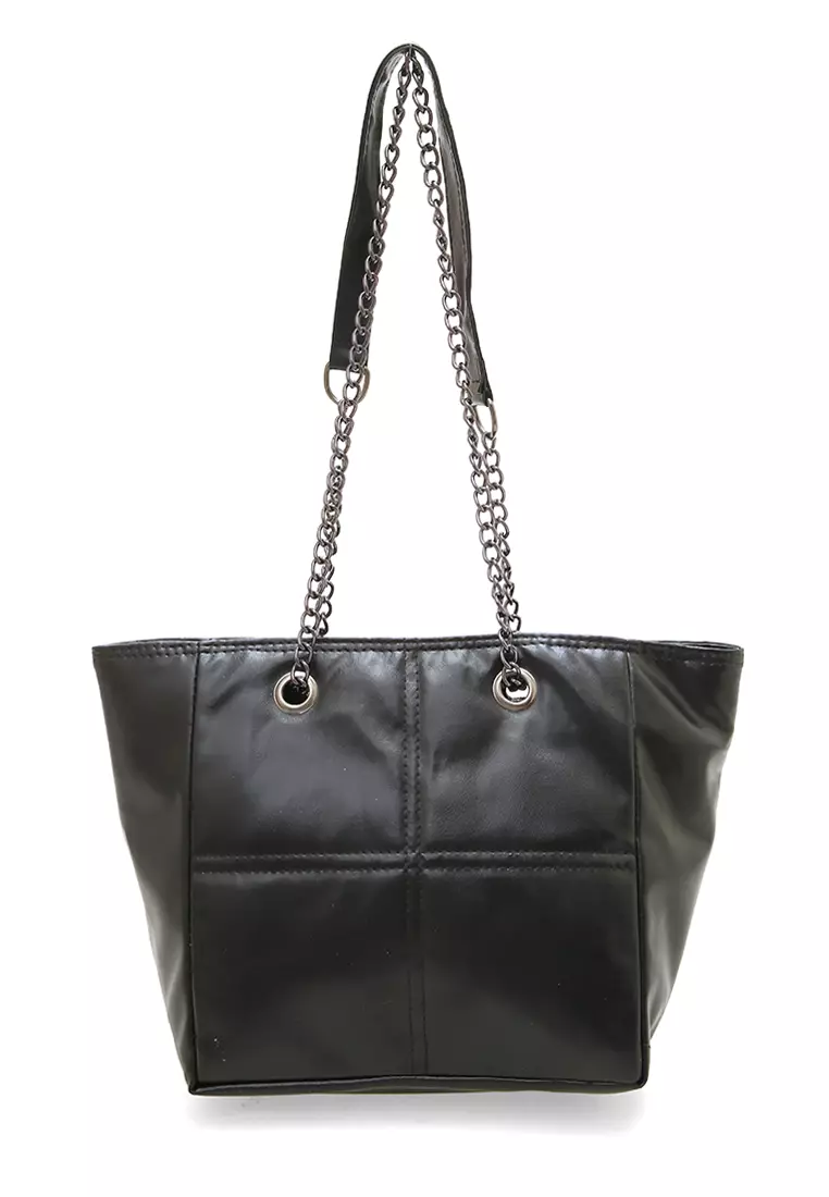 Priskila Tas Selempang Wanita Design Elegant Premium Quality - Black
