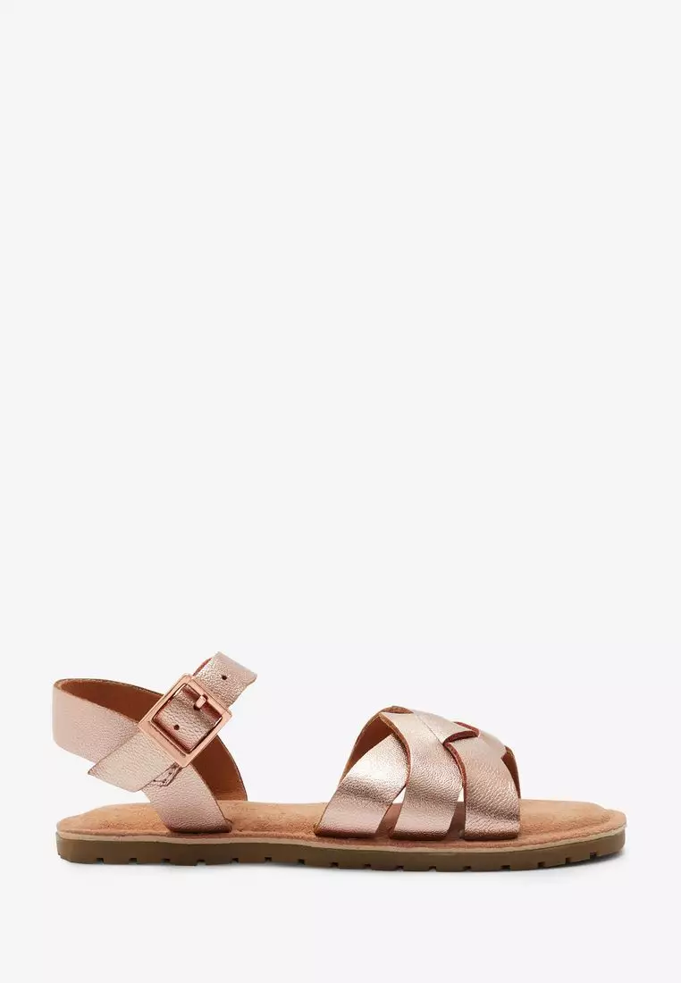 Buy NEXT Woven Leather Sandals Online ZALORA Malaysia