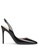 Twenty Eight Shoes black 10CM Patent Leather Slingback High Heels LJX07-q 39311SH479073AGS_1