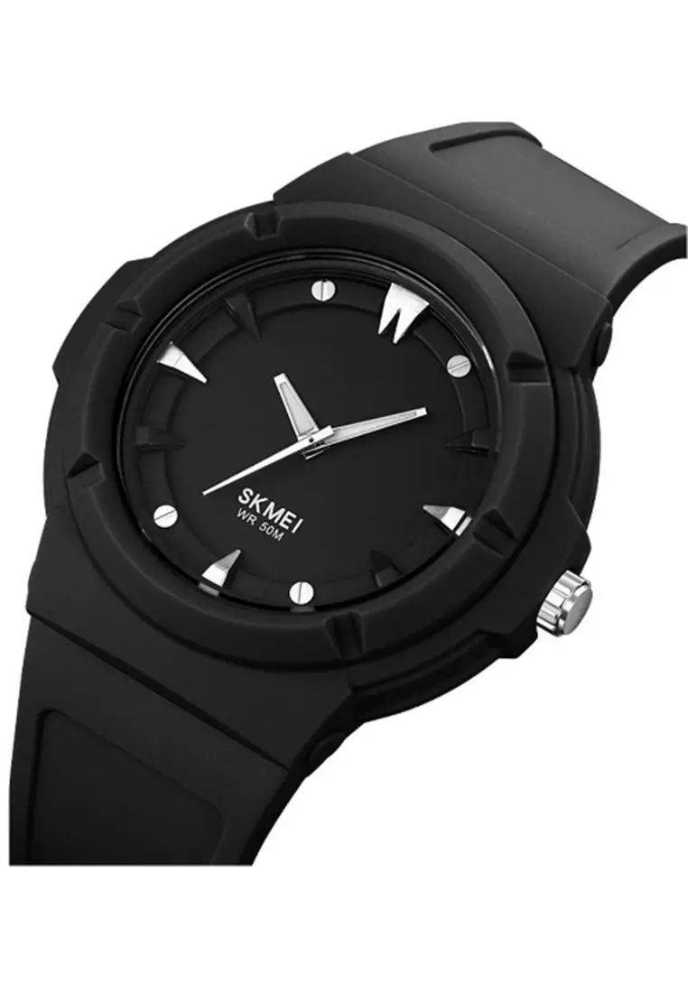 Jam Tangan Analog Pria Waterproof Strap Tali Material PU Silicone IR40 ORIGINAL