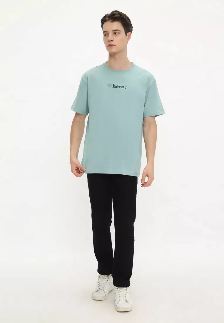 NX T-Shirt Cotton Combed Tebal Sablon Bordir Pria 207370351