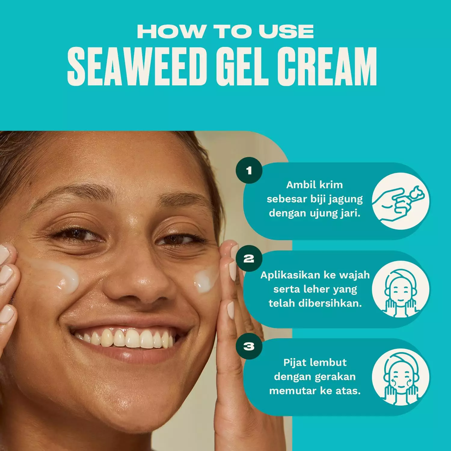Seaweed Oil Control Gel Cream Moisturizer 50ml