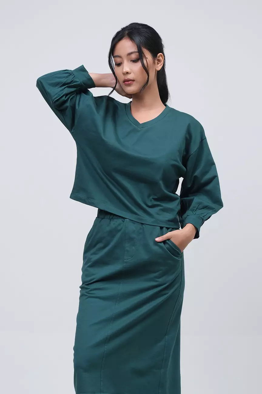Setelan Wanita Attaya Dark Green