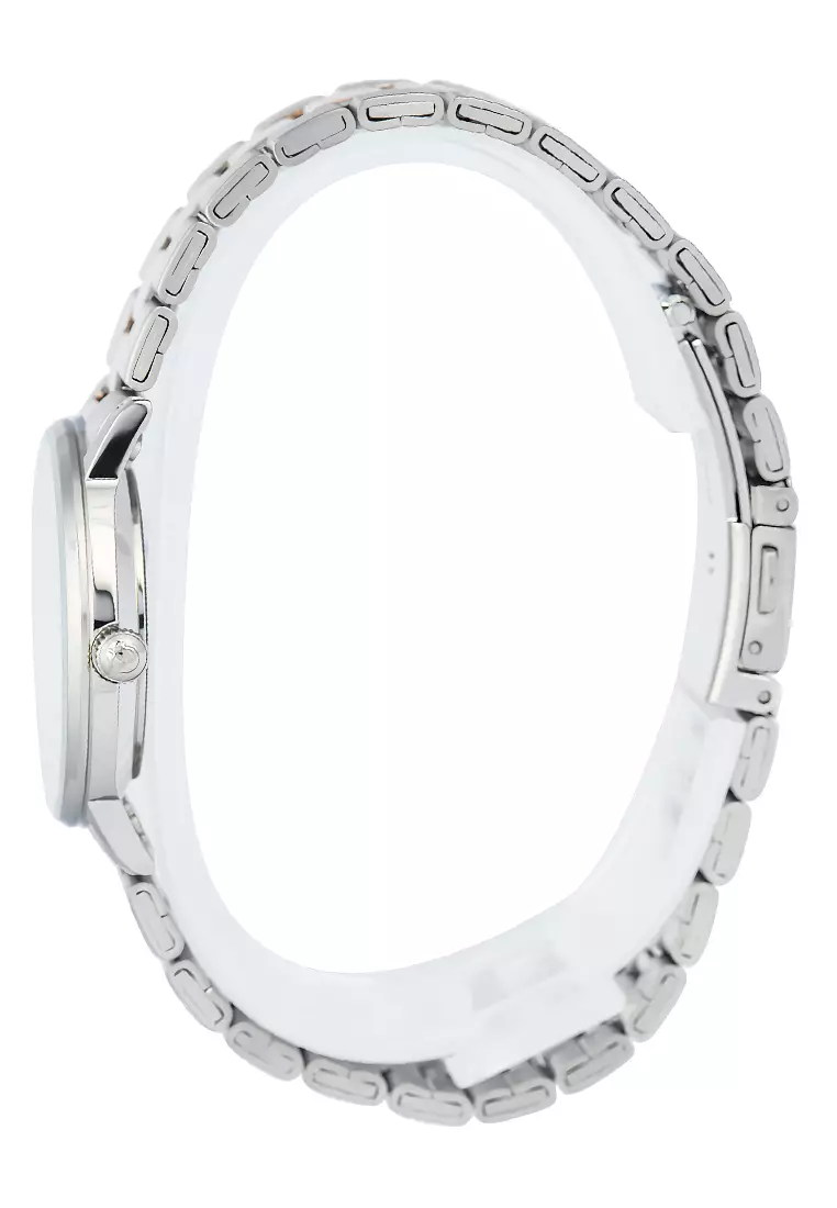 Alexandre Christie Classic Slim Jam Tangan Analog Wanita Silver Rosegold Stainless Steel - 8694LDBTRSL