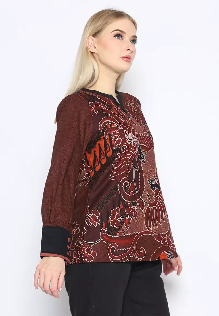 My Aksa batik Wanita Blouse Cassia Cairo