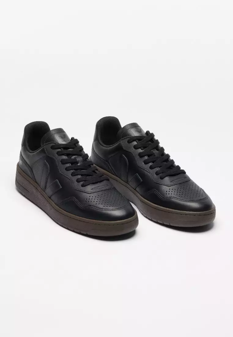 V-90 Leather Full Black Eagle Sneakers