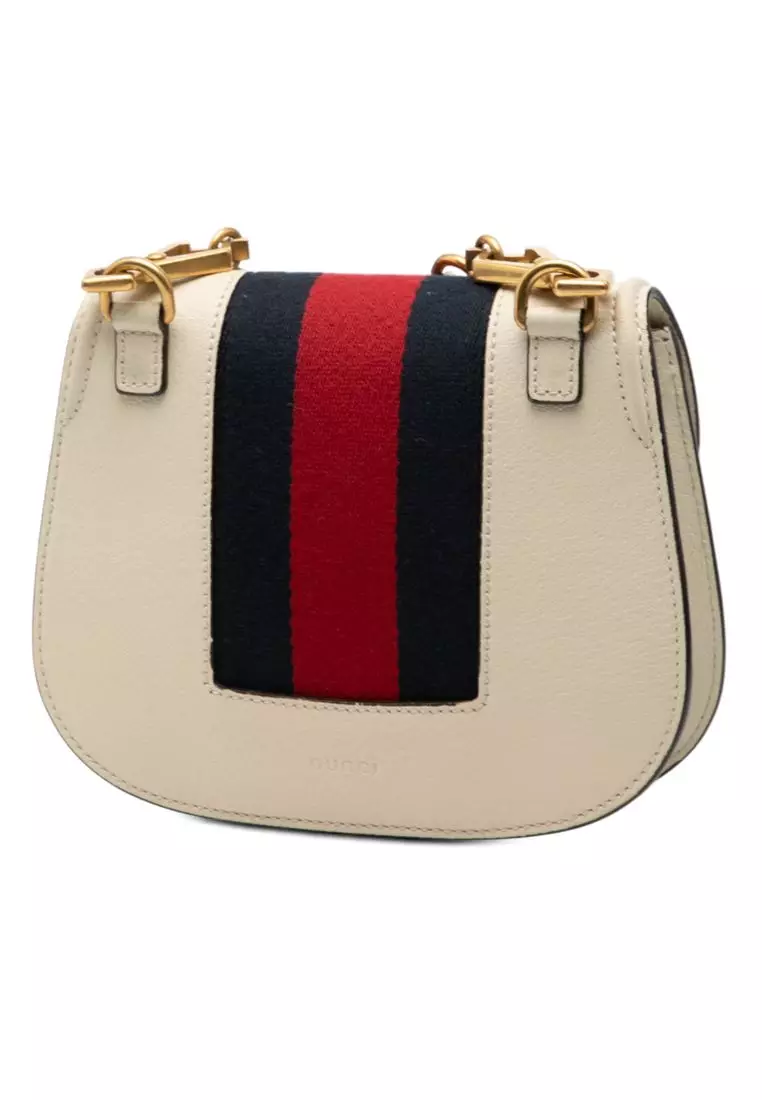 Pre-Loved Gucci Small Calfskin Web Linea Butterfly Totem Crossbody