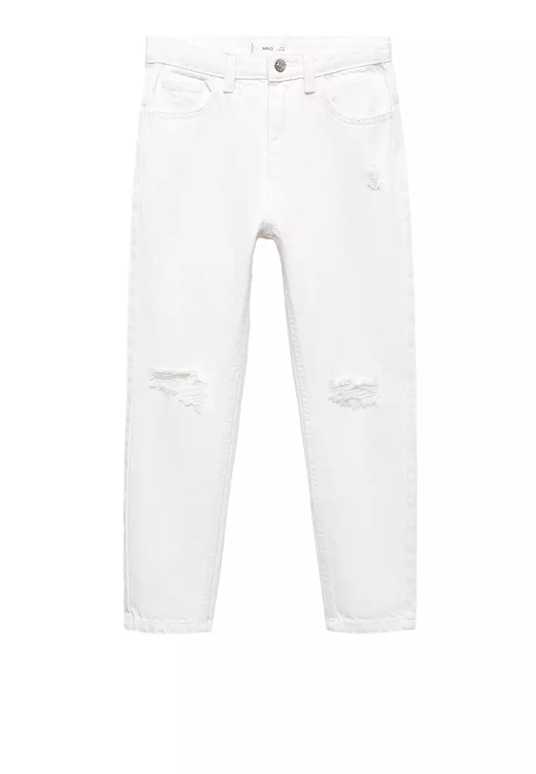Buy MANGO KIDS Dad Decorative Ripped Jeans 2024 Online ZALORA