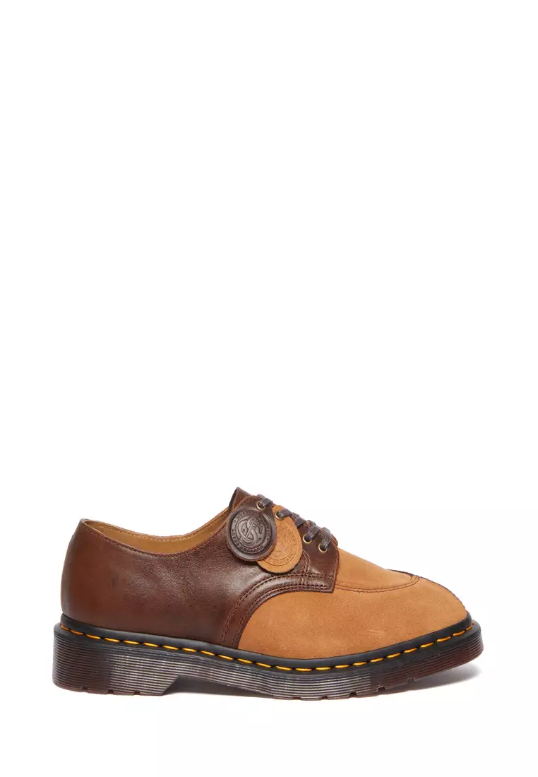 Discount on Dr. Martens  shoes - SKU: 2046 Regency Calf Repello Suede Brown Shoes Men