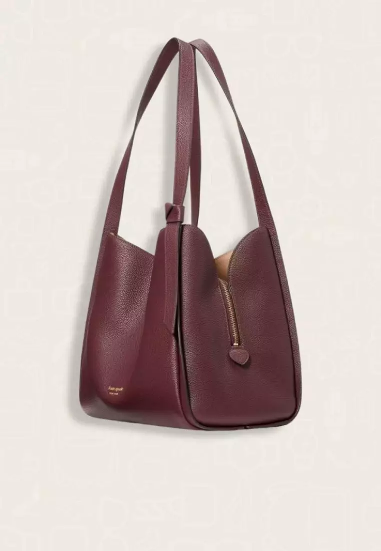 Kate Spade Knott Large Shoulder Bag Deep Cherry
