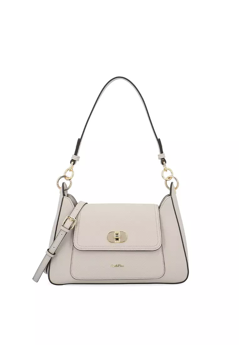 CR Duo Charm Tote Bag and Wallet - Taupe