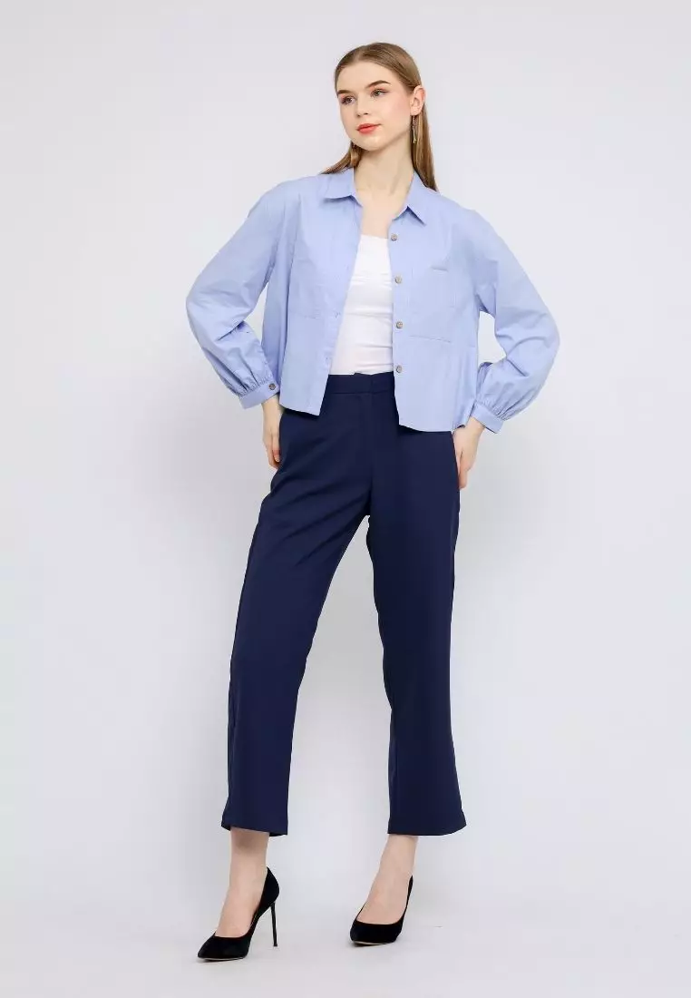 Urban Exchange Irina Blue Shirt
