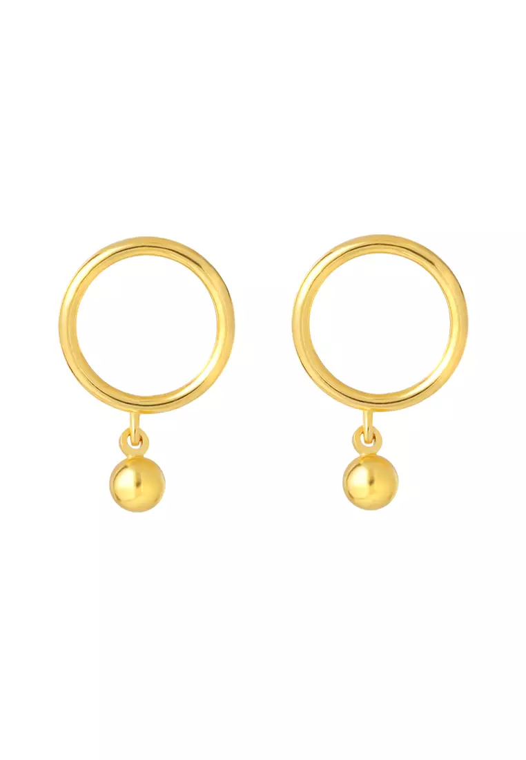 Dangle bead earrings sale