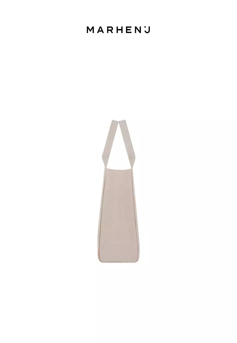 DENNY MINI Canvas Handbag Ivory