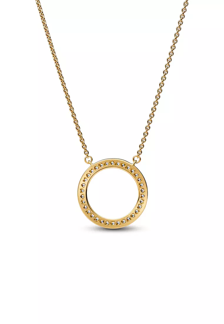 Pandora yellow shop gold necklace