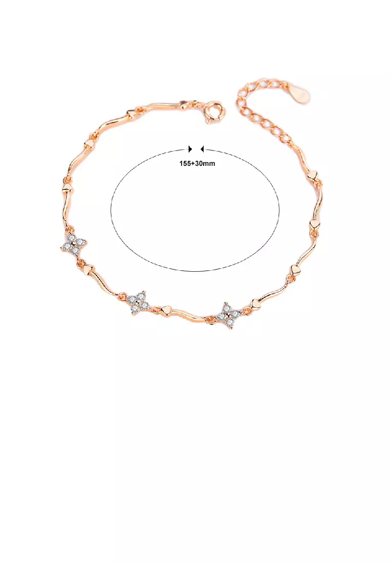 Rose gold fashion bracelet on sale