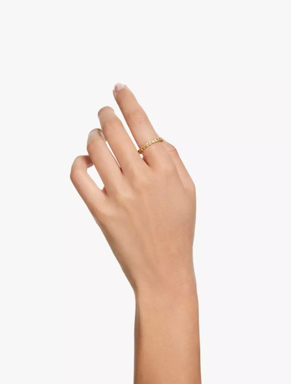 Matrix Ring, Round Cut, Yellow, Gold-Tone Plated - 52 - Yellow