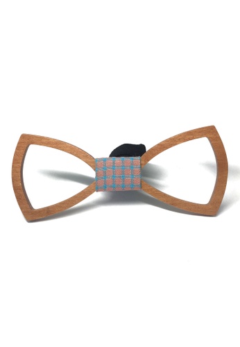 Splice Cufflinks brown Hollow Grove Series Maple Wood Colour Bow Tie SP744AC81FIWSG_1