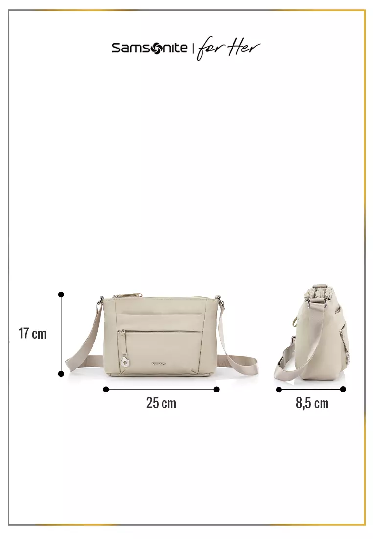 Samsonite Move 5.0 H. Shoulder Bag S 3 Zip - Stone Green