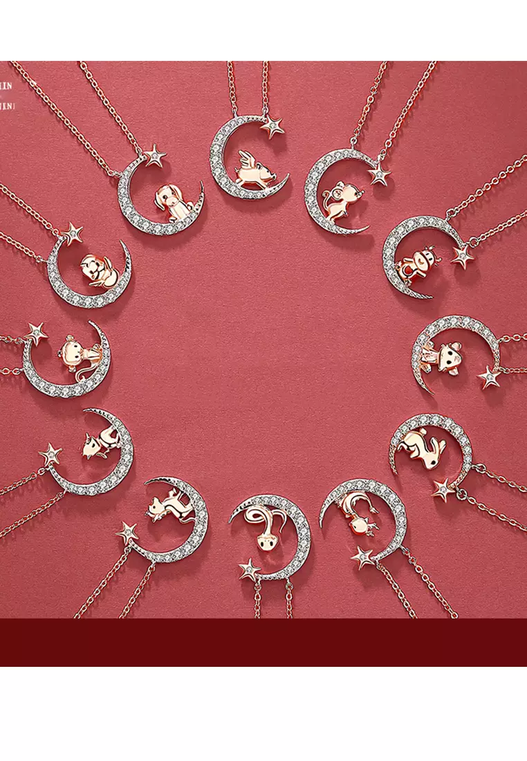 Buy SUSEN Pig New Year 12 Chinese Zodiac Necklaces 2024 Online