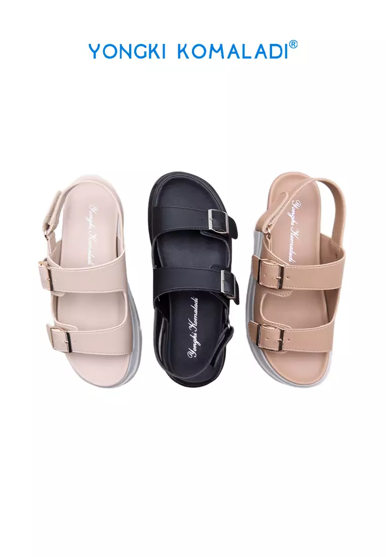 [ ORIGINAL ] YONGKI KOMALADI SANDAL OL-RNY4116-24 COKLAT MUDA