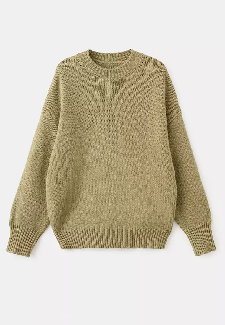 Jual Mango Oversized Chunky-Knit Sweater Original 2025 | ZALORA Indonesia