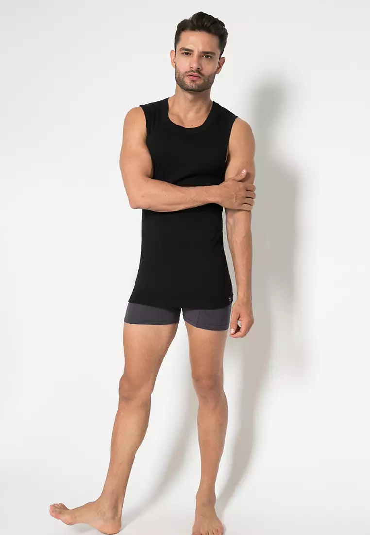 LGS - Innerwear - Pakaian Dalam Pria - Kaos Tank Top - Polos