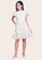 L'zzie white LZZIE ELOISE DETACHABLE COLLAR CHEONGSAM DRESS - WHITE 8EA05AAE824255GS_1
