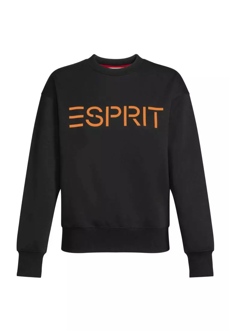 ESPRIT Cotton Fleece Logo Sweatshirt