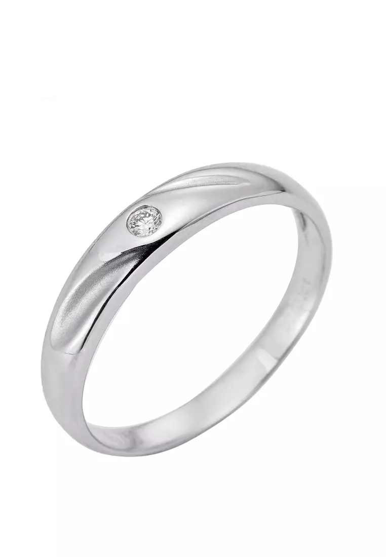 White gold 18k best sale ring