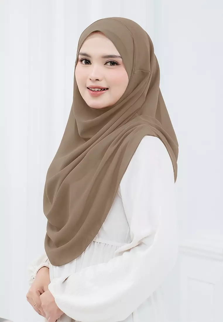 HIJAB INSTAN NASHWA - HAZELNUT