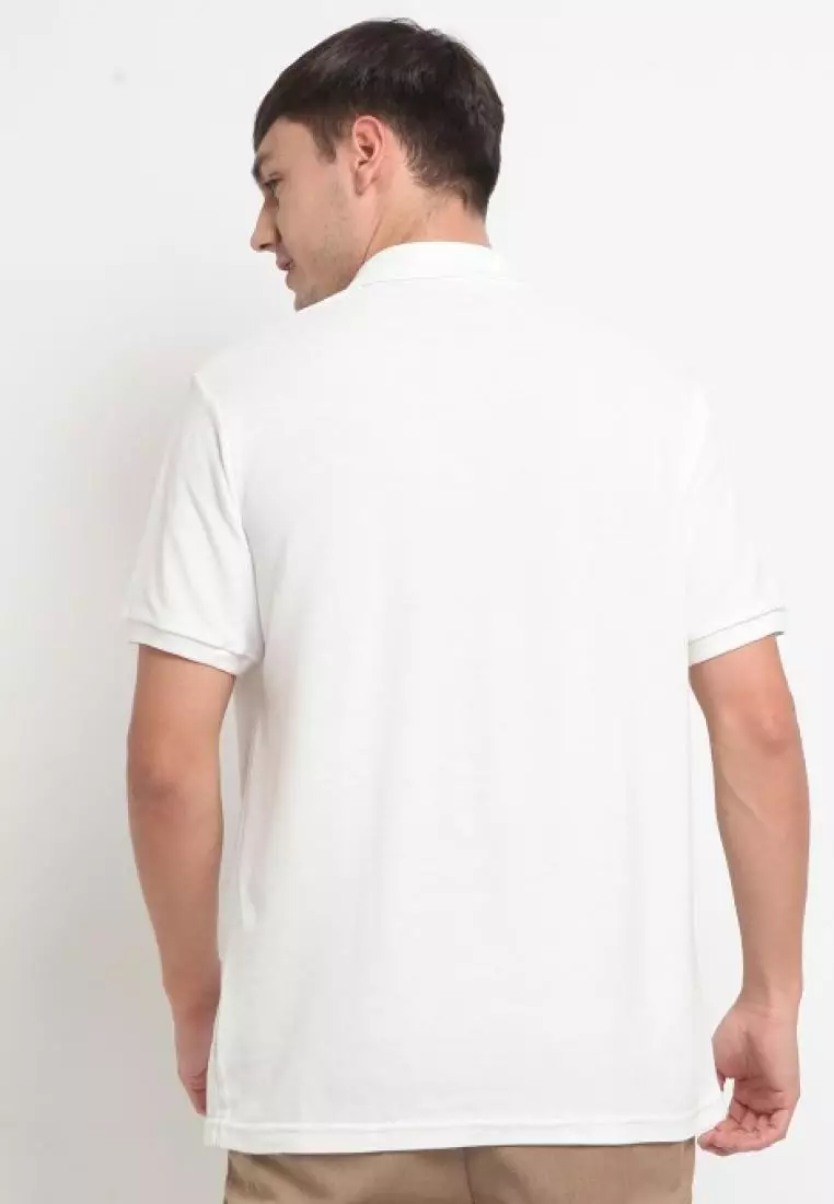 Hammer Men Polo Basic Z1PO001W1 | Kaos Kerah Pria lengan Pendek Putih