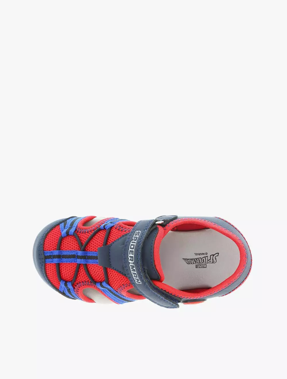 Payless Disney Childrens Spiderman Lighted Toddler Sandals - Dark Blue_06