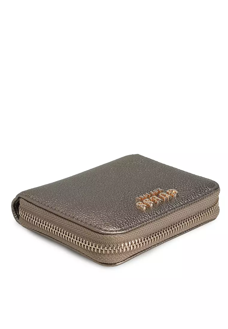 Laurel II Signature Logo Small Zip Around Wallet