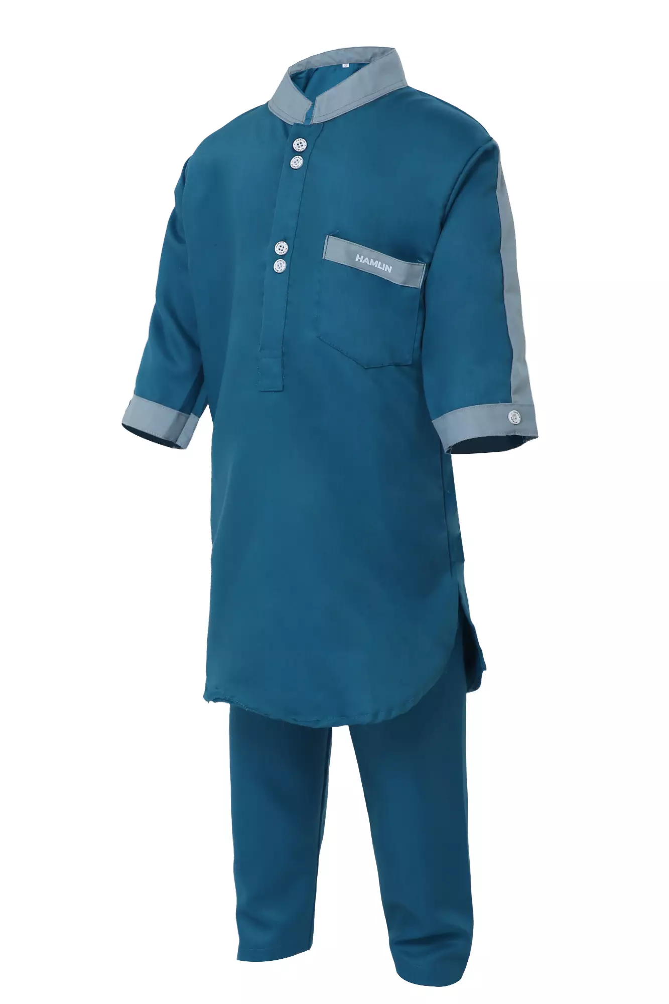 Jourell Setelan Koko Anak Laki-laki Lengan Panjang Motif Polos Childrens Shirt Material Cotton ORIGINAL - Tosca