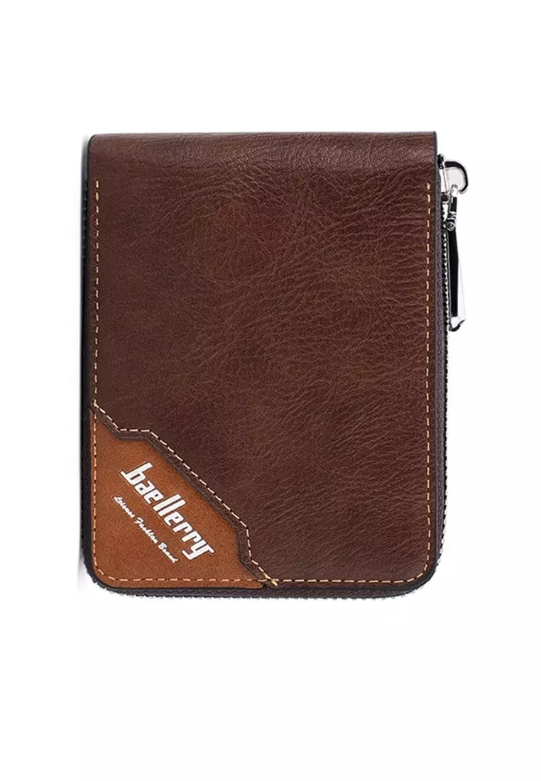 Dompet Pria Bahan Kulit PU Leather D5104 ORIGINAL