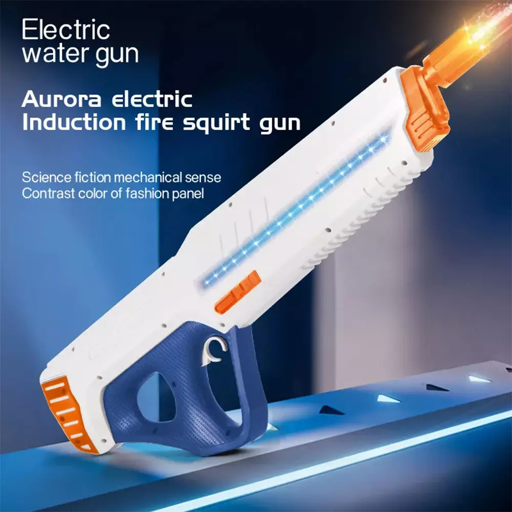 PASO ELECTRIC WATER GUN DENGAN LAMPU - PUTIH