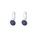 Glamorousky blue Fashion Brilliant Geometric Round Earrings with Dark Blue Cubic Zirconia 8A783AC0F2F087GS_1