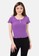 MKY CLOTHING purple Button Basic Blouse in Purple 1BDE9AA3D534F3GS_1