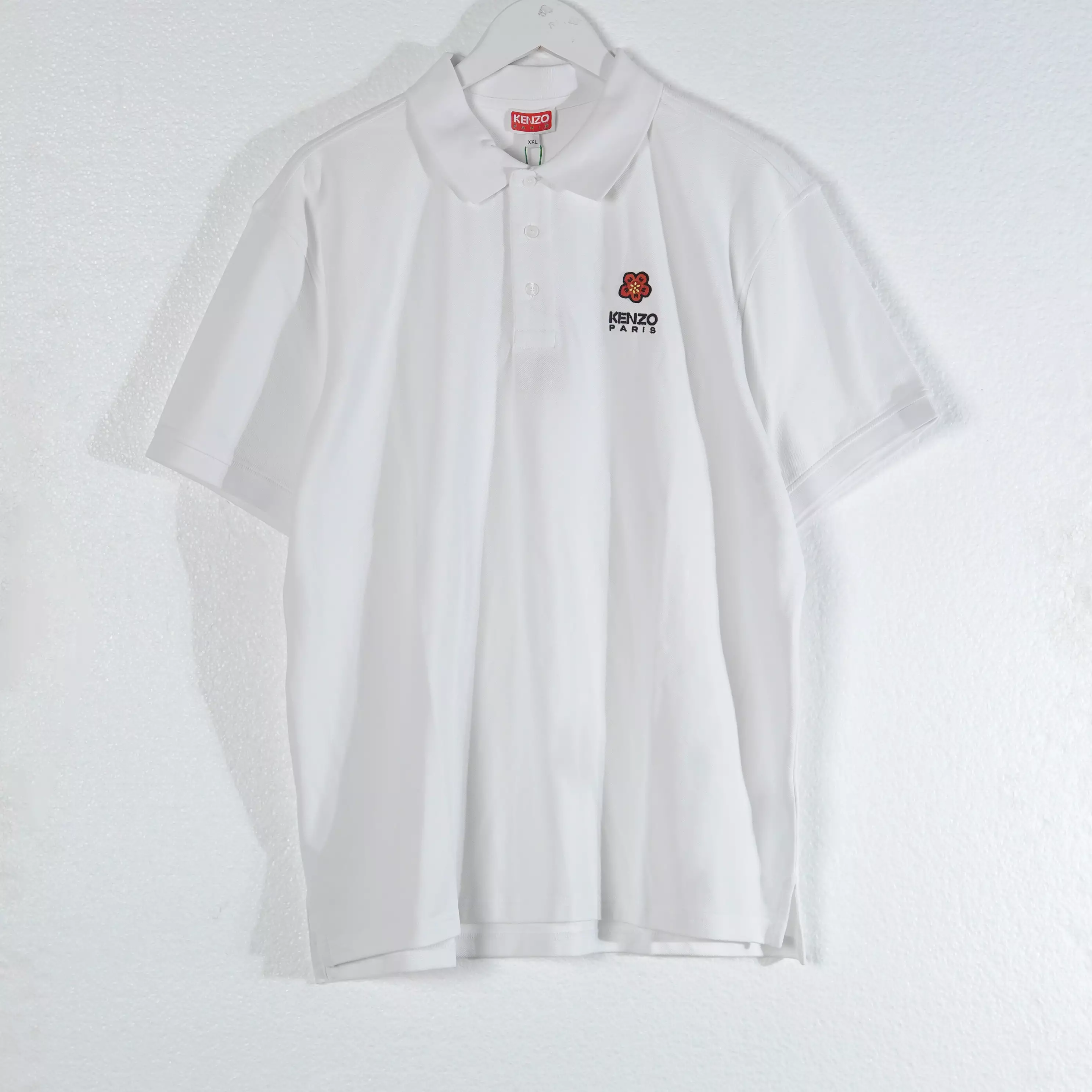 Polo KENZO BOKE FLOWER POCKET WHITE POLO 100% ORIGINAL