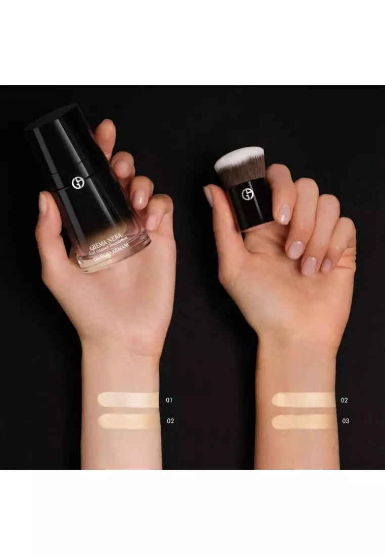 GIORGIO ARMANI - 極致再生雙效精華粉底液 30ml+專業粉底掃 #2