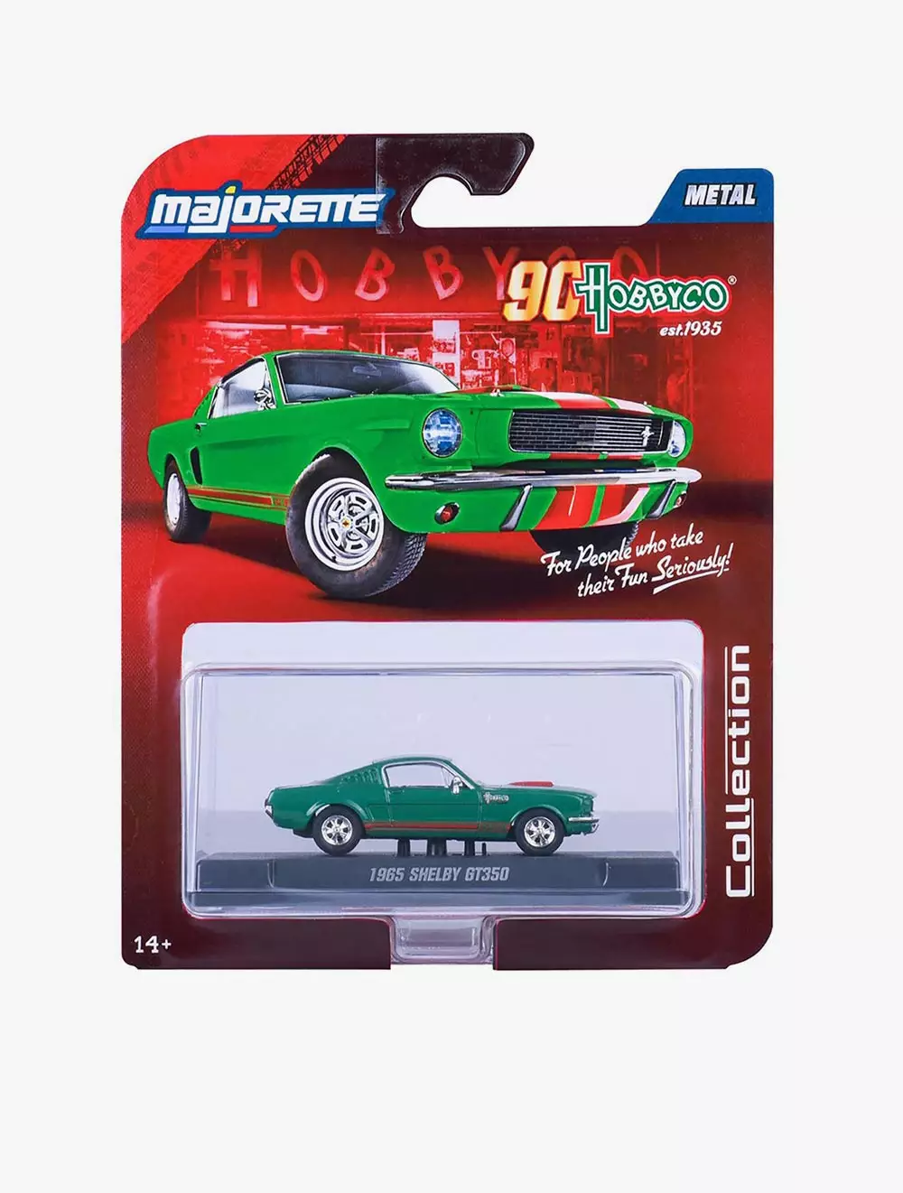 MAJORETTE 1965 SHELBY GT350 HOBBYCO COLLECTION