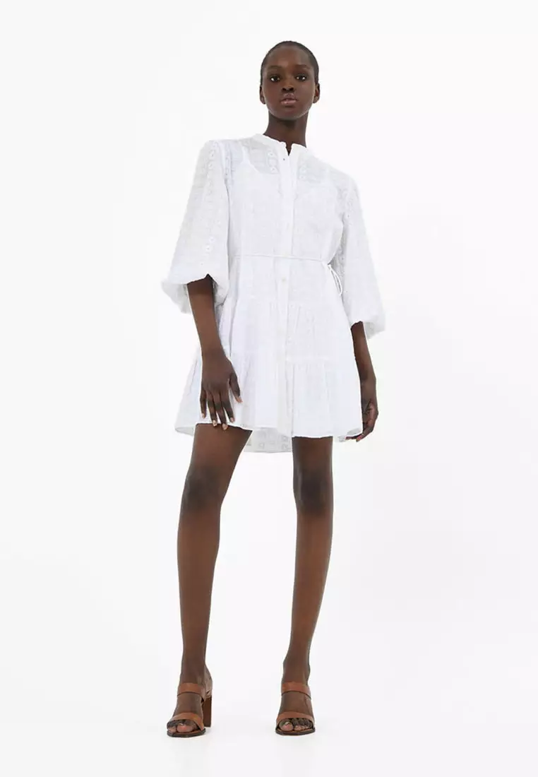 Vitanic Crochet Mini Dress