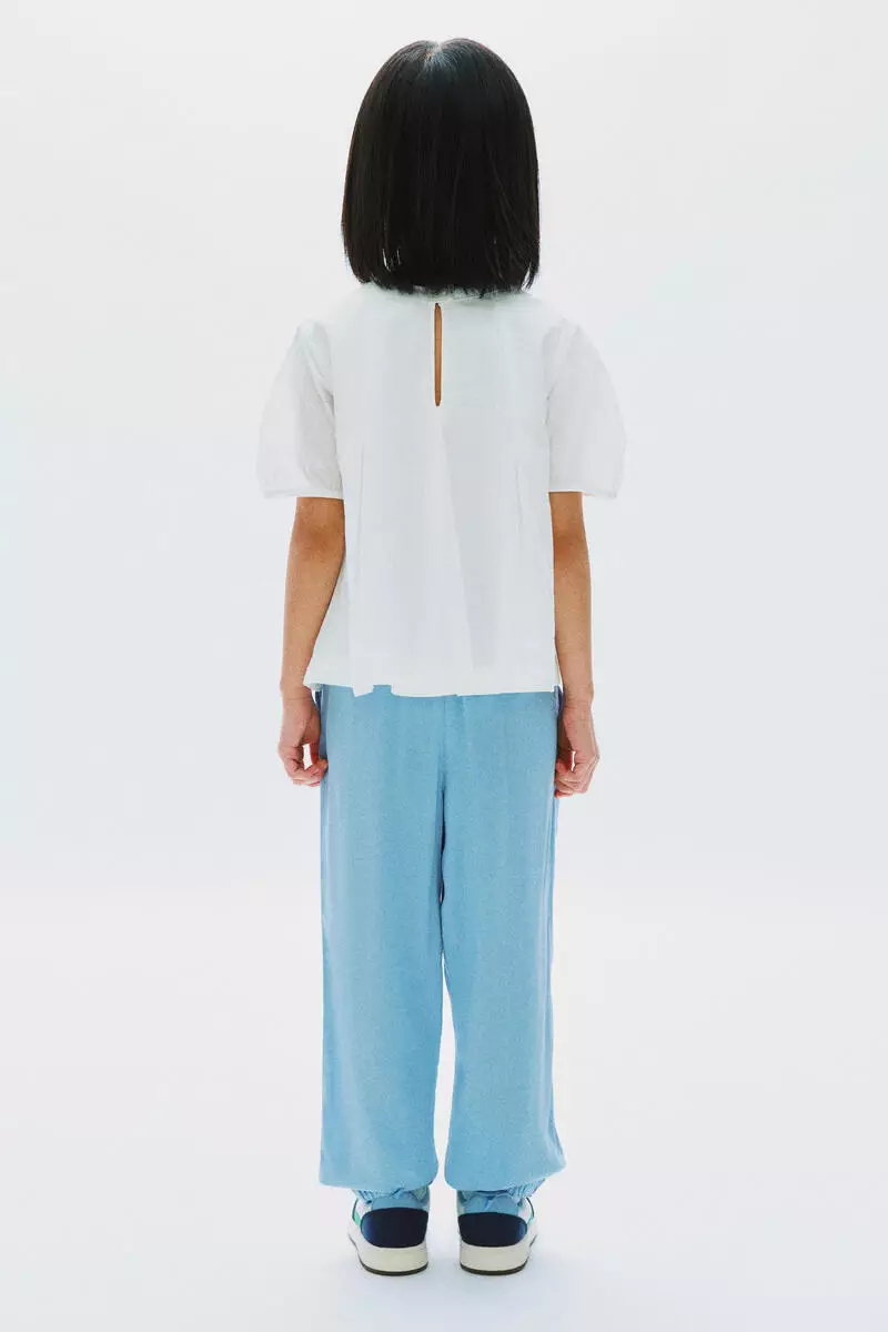 A-line cotton blouse