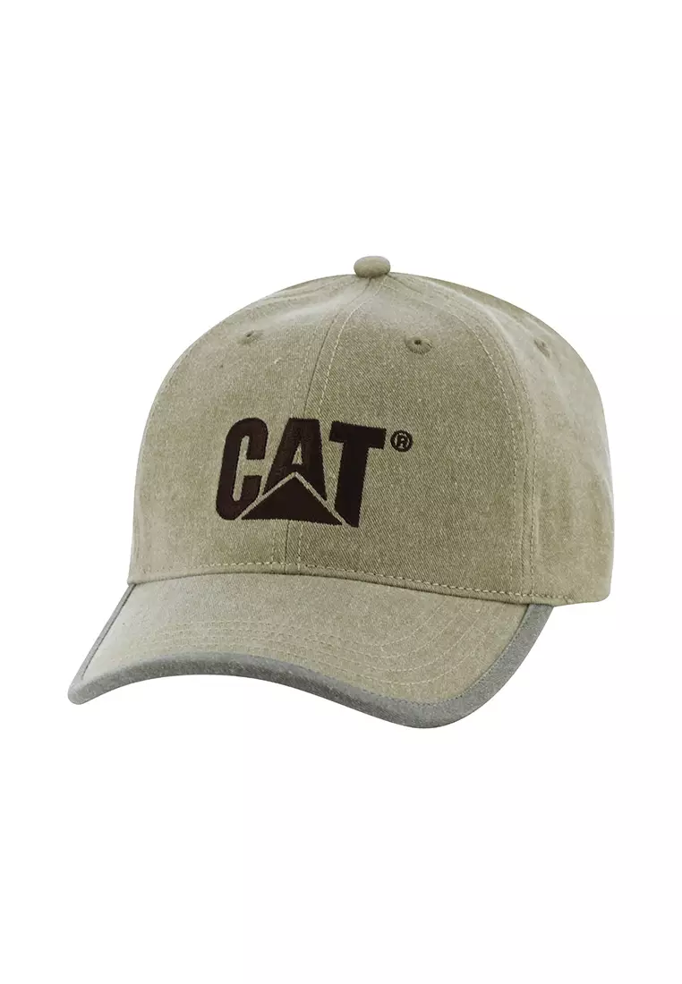 Buy Caterpillar Caterpillar Unisex FOUNDATION Contrast Logo Hat - Kelp ...