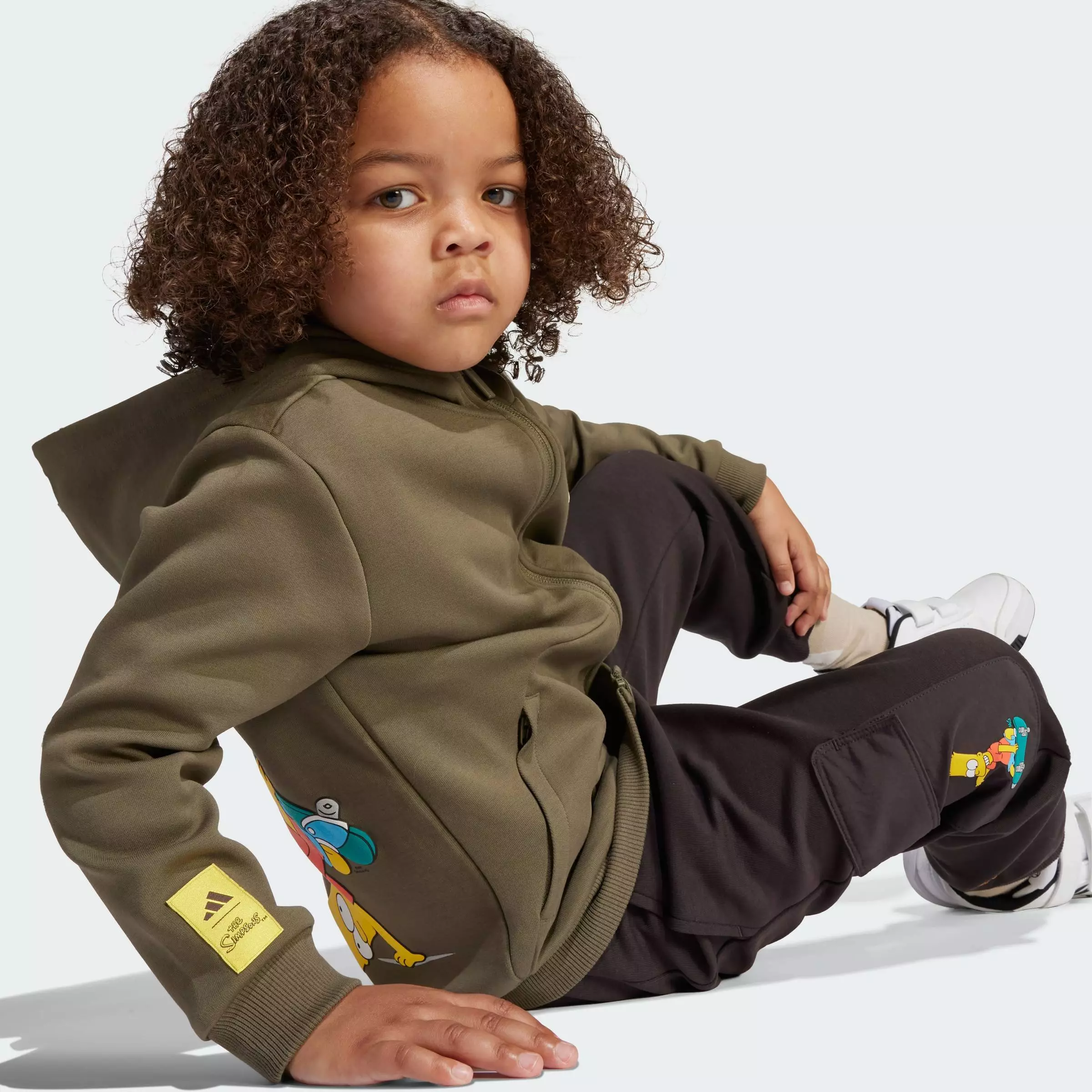 Lifestyle The Simpsons Track Top Kids Unisex Green JL9198
