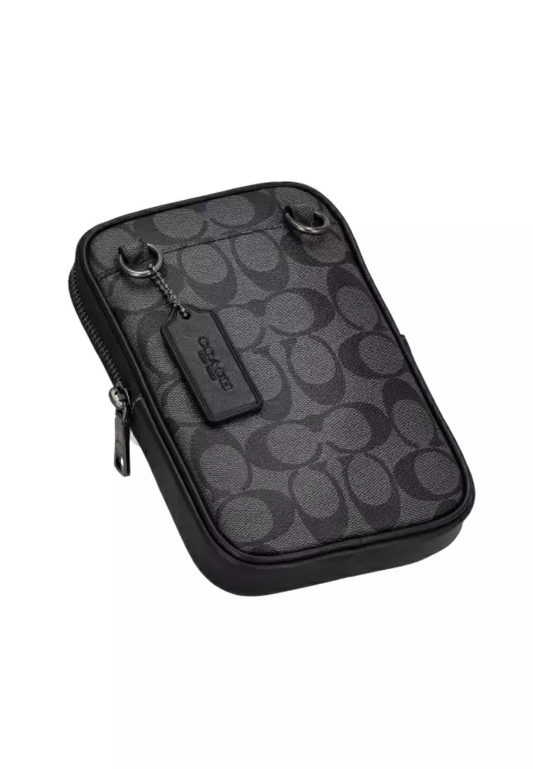 Coach 小號斜挎手袋 (CO912) – QB/Charcoal/Black