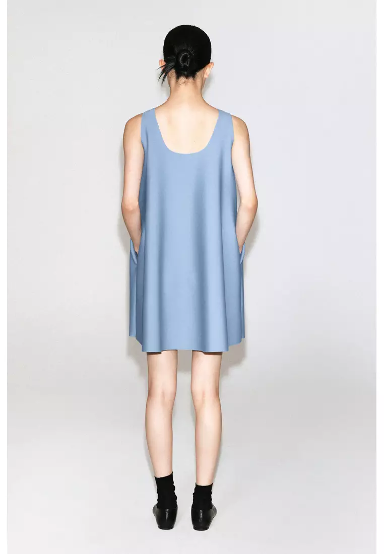 SCUBA A-LINE MINI DRESS